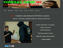 Tablet Screenshot of kombatcaveuk.com